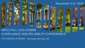 NPCC Fall 2025 Compliance and Reliability Conference